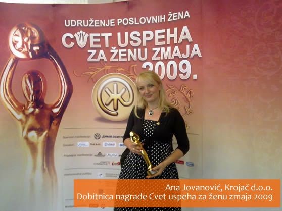 Ana Jovanović - Žena zmaj 2009