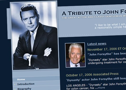 John Forsythe - završen projekat