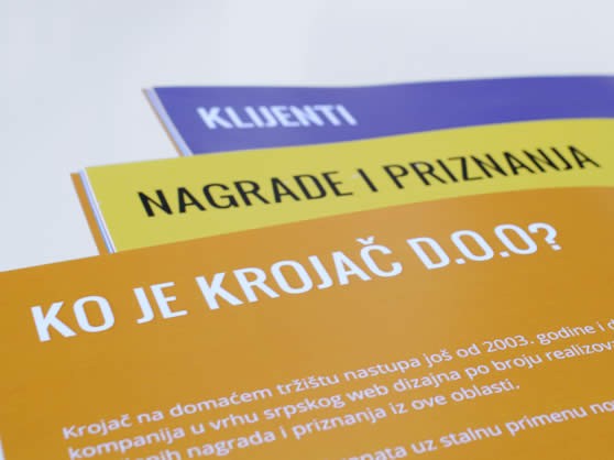 Krojačeva nova brošura